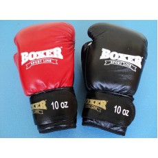 Перчатки боксерские 10oz кожа Boxer