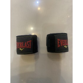 Бинт боксерский Everlast champion чёрный 3 м